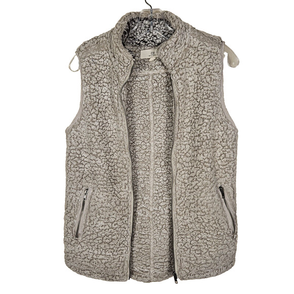 Thread And Supply Sherpa Arctic Vest Size XSmall Fleece Full Zip Pockets Outdoor - Picture 4 of 16